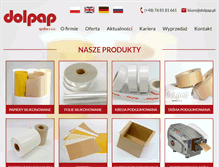 Tablet Screenshot of dolpap.pl